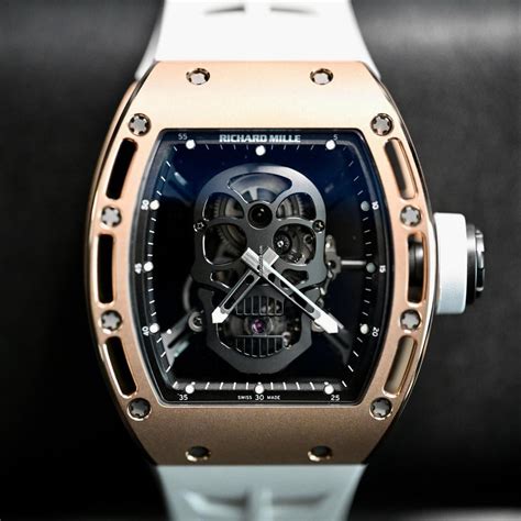 richard mille skull gold price